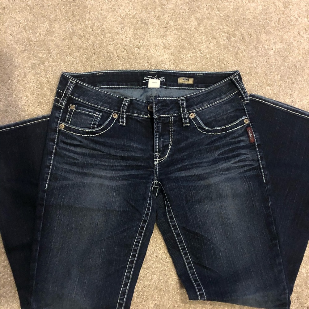 Silver jeans